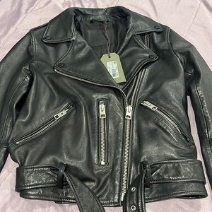 All Saints Balfern Leather Jacket size 6